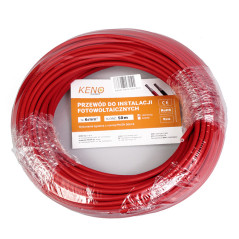 Przewod KENO 6mm czerwony 50m