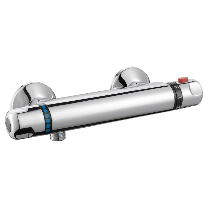 BATERIA TERMOSTATYCZNA NATRYSKOWA NATYNKOWA 2 OTW. EN 1111, BARBADOS CLASSIC CHROM