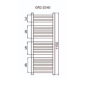 Grzejnik łazienkowy GR2, wymiary 470x1120, 19-żeberek, MOC 455W. TYP.GŁP-20/40 Grzejnik łazienkowy GR2, wymiary 470x1120, 19-żeberek, MOC 455W. TYP.GŁP-20/40