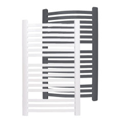 Grzejnik łazienkowy GR2, wymiary 570x1550, 26-żeberek, MOC-820W. TYP.GŁP-30/50 KOLOR ANTRACYT