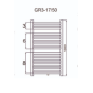 Grzejnik łazienkowy GR3, wymiary 570x1000, 17-żeberek, MOC-484W Grzejnik łazienkowy GR3, wymiary 570x1000, 17-żeberek, MOC-484W