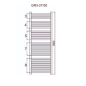 Grzejnik łazienkowy GR3, wymiary 570x1600, 27-żeberek, MOC-769W KOLOR ANTRACYT Grzejnik łazienkowy GR3, wymiary 570x1600, 27-żeberek, MOC-769W KOLOR ANTRACYT
