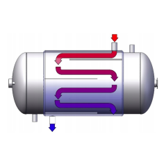 Podgrzewacz poziomy CWU TRINNITY PW 140