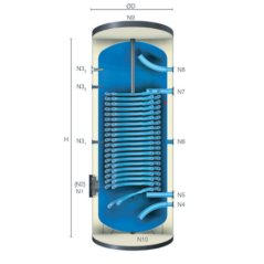Wymiennik C.W.U. AQUATEC SYSTEMS do pomp ciepła HPD - 200