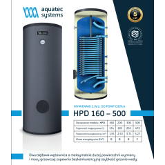 Wymiennik C.W.U. AQUATEC SYSTEMS do pomp ciepła SHPS-300 z dwiema wężownicami